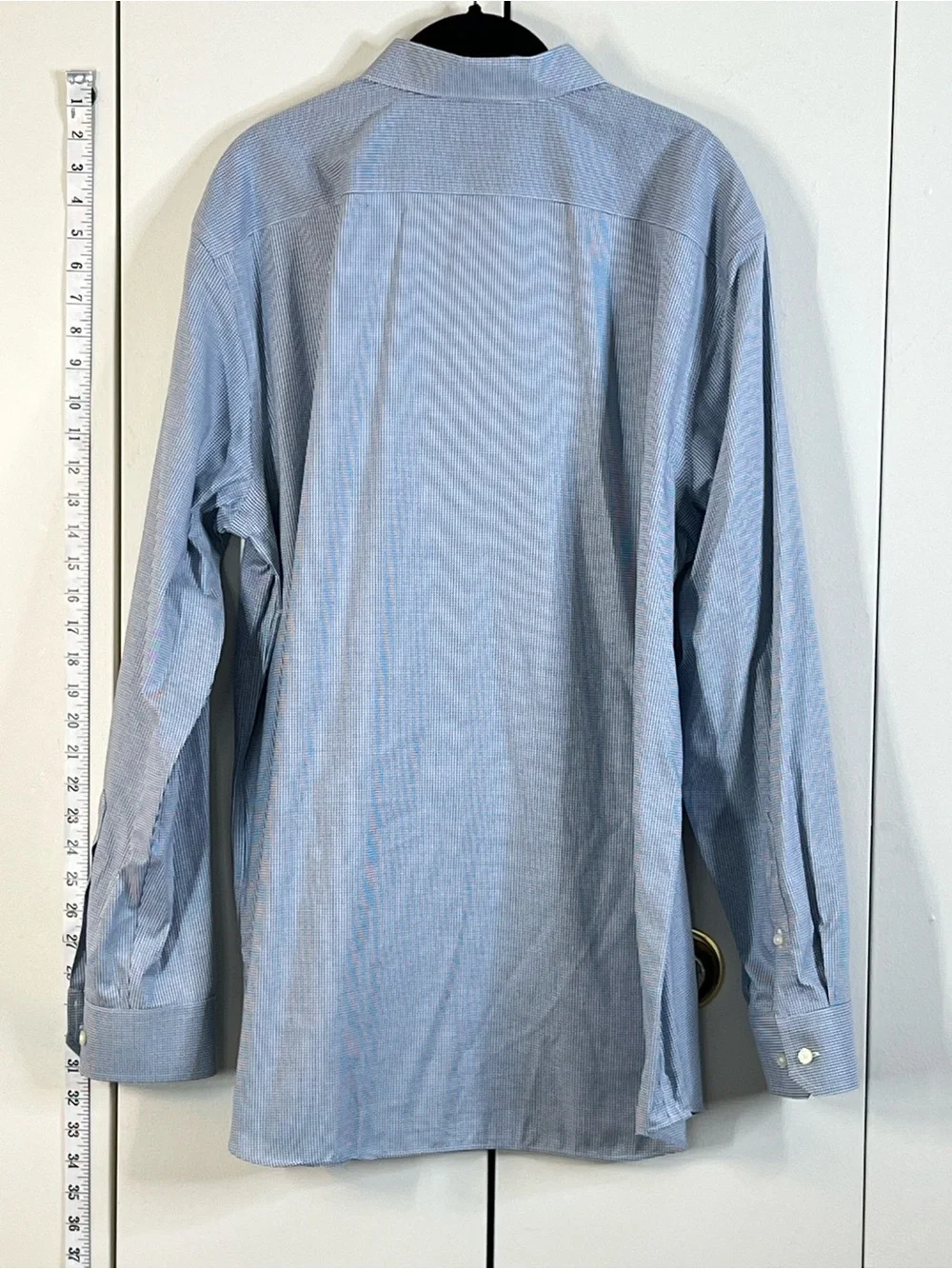 Banana Republic Men’s XL Non-Iron Standard Fit Blue Check Button Down Shirt